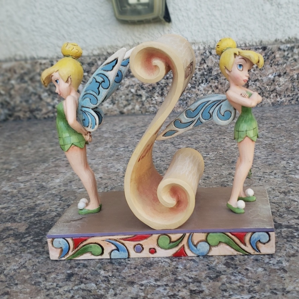 Jim Shore Tinkerbell Christmas Disney naughty nice